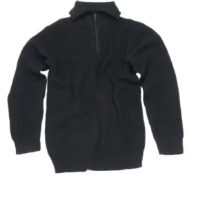 Schipperstrui 100% Acryl KM Military - Zwart