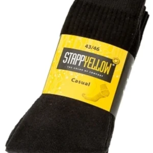 Stapp Yellow Casual Sokken Zwart (3-pack)