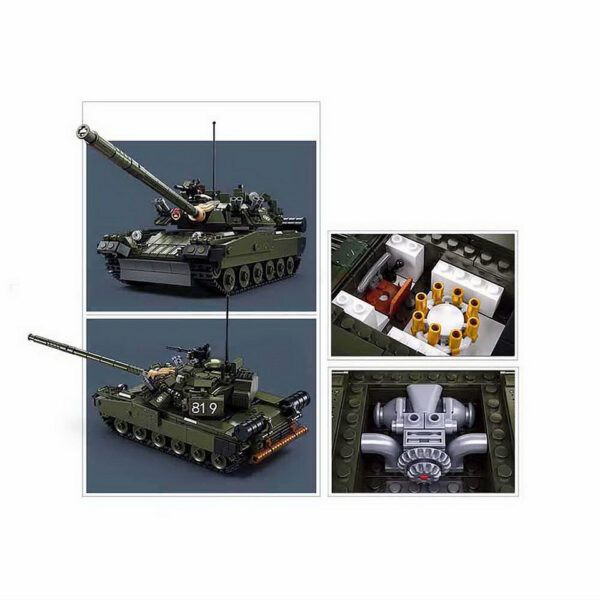 Sluban T 80 Tank M 38 B1178 161593 De <strong>Sluban T-80 Tank M-38 B1178</strong> is een indrukwekkende bouwset uit de populaire legercollectie van Sluban. Deze gedetailleerde set stelt jonge bouwers in staat om hun eigen krachtige T-80 tank te creëren, een iconisch gevechtsvoertuig. Sluban is een van de weinige merken die bouwstenen met een militair thema aanbiedt, en het grote voordeel is dat deze bouwstenen volledig compatibel zijn met andere bekende bouwsteenmerken. Dit maakt het mogelijk om je tank en andere sets eenvoudig te combineren.