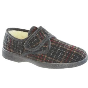 Import Neles Pantoffel Ruit gevoerd met klitband 50202-L
