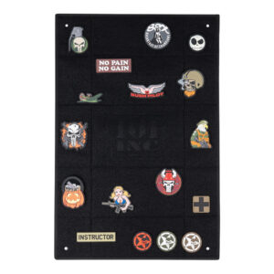 Patch wall klein zwart