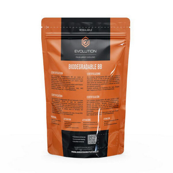 Evolution 025g High Performance BBs Bio White TRACER 1kg za1 <strong>Evolution 0,25g High Performance BBs Bio White Tracer – 1kg Zak</strong> Voor de serieuze airsoft-enthousiast is er nu een milieuvriendelijke oplossing zonder concessies te doen aan prestaties: de <strong>Evolution High Performance tracer BB’s Bio 0,25g</strong>. Deze BB’s zijn speciaal ontwikkeld voor een optimale schietervaring, met een perfecte balans tussen precisie, duurzaamheid en milieubewustzijn. Of je nu in het donker speelt of gewoon de beste tracers zoekt, deze <strong>biologisch afbreekbare</strong> BB's zijn de ideale keuze voor elke airsoft-setup.