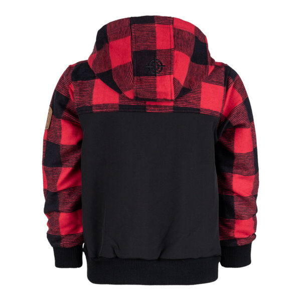 Kinder houthakkers Jack2 Geef je kind een stoere en functionele look met dit unieke <strong>Kinder Houthakkers Jack</strong>. Dit jack combineert het klassieke houthakkershemd met moderne softshell-elementen voor een stijlvol en veelzijdig ontwerp. Dankzij de waterbestendige, elastische onderkant en het comfortabele katoen aan de bovenkant is deze jas perfect voor actieve kinderen in alle weersomstandigheden.