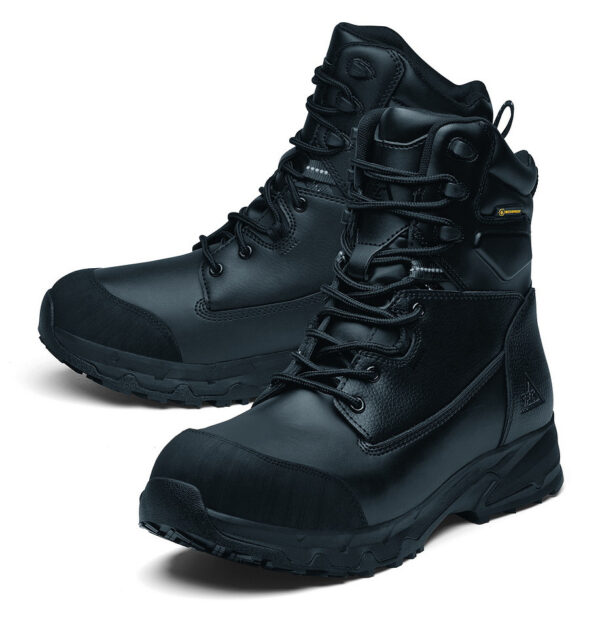 SFC Delvin boots S7L CI SR2 Maak kennis met de <strong>DELVIN S7L CI SR</strong>, de ultieme laarzen voor extreme omstandigheden. Deze robuuste werkschoenen zijn ontworpen om veiligheid, comfort en prestaties te bieden, zelfs in de meest uitdagende omgevingen. Met geavanceerde technologieën zoals slipweerstand op ijzige oppervlakken, waterbestendigheid en koude-isolatie zijn deze laarzen een onmisbaar hulpmiddel voor iedereen die in zware omstandigheden werkt.